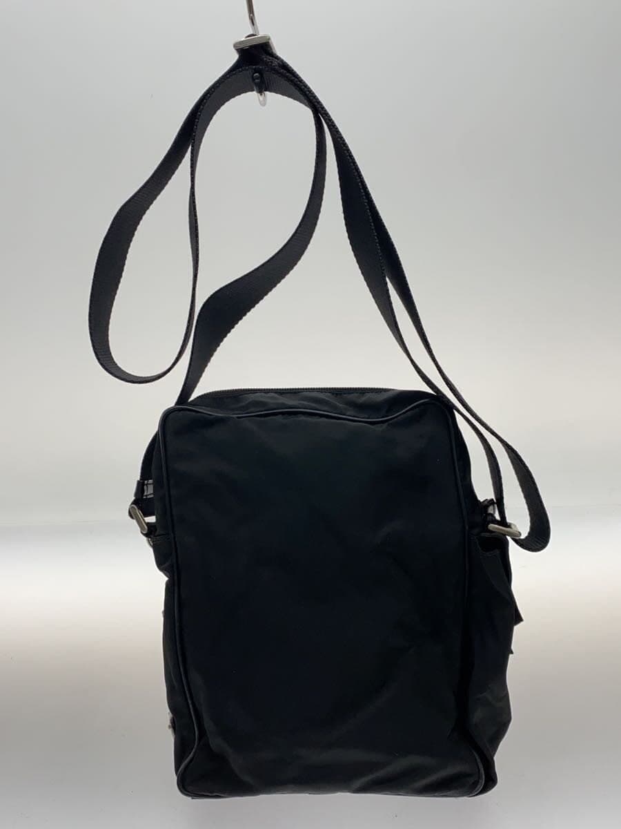 PRADA Piping Scuff With Wear Triangle Logo Plate Triangle Logo Shoulder Bag 3