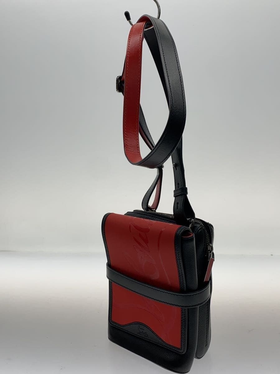 Christian Louboutin BENECH REPORTER Bench Reporter Shoulder Bag Leather BLK 2