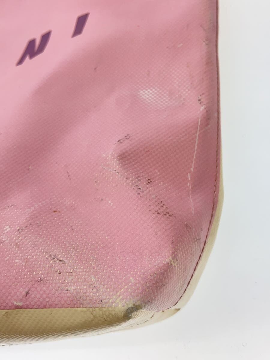 MARNI Wear With Stain Tote Bag PVC PNK SHMPQ10A06 8