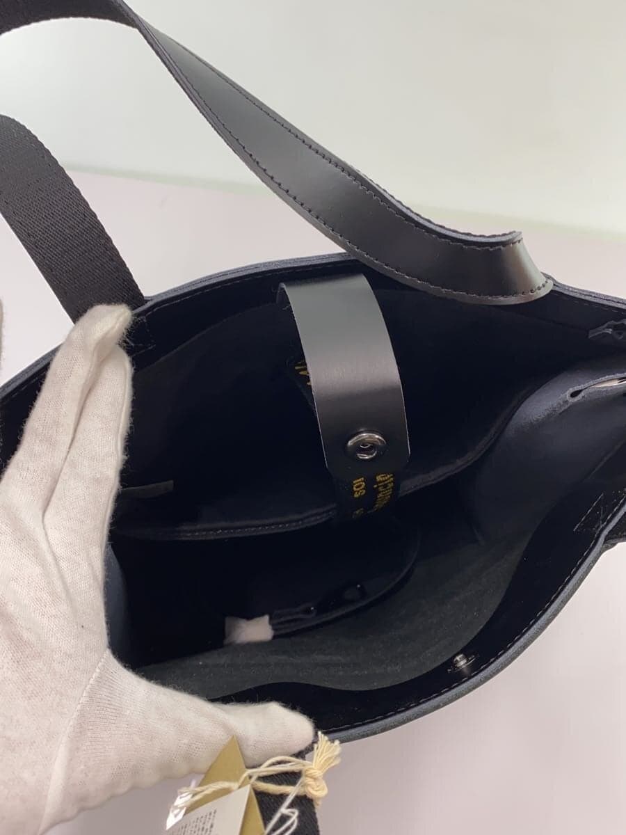 Dr.Martens With Tag DNA TOTE Tote Bag Leather BLK Print AD093001 5