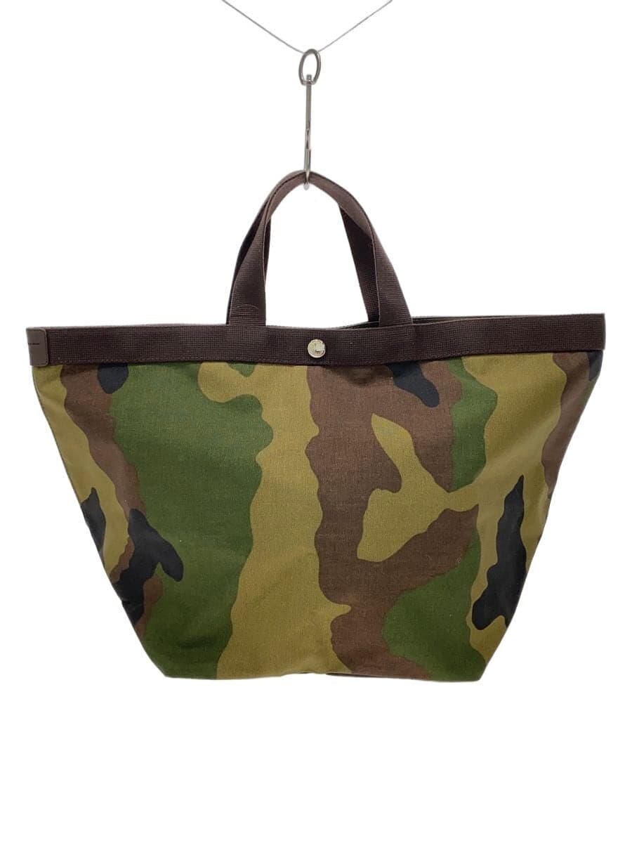 Herve Chapelier Tote Bag Nylon KHK Camouflage 725W