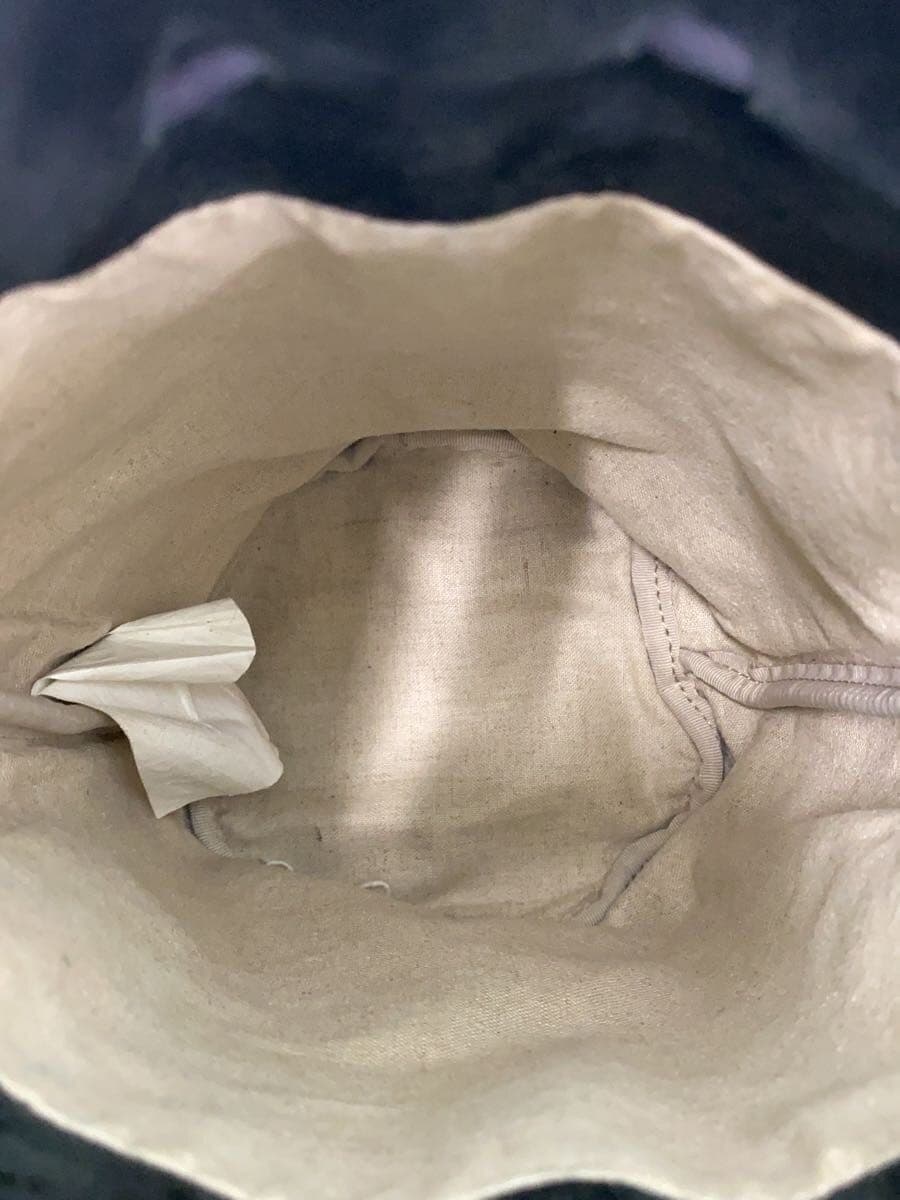 REN Drawstring Bag Corner Scuff Cowhide BLK 6