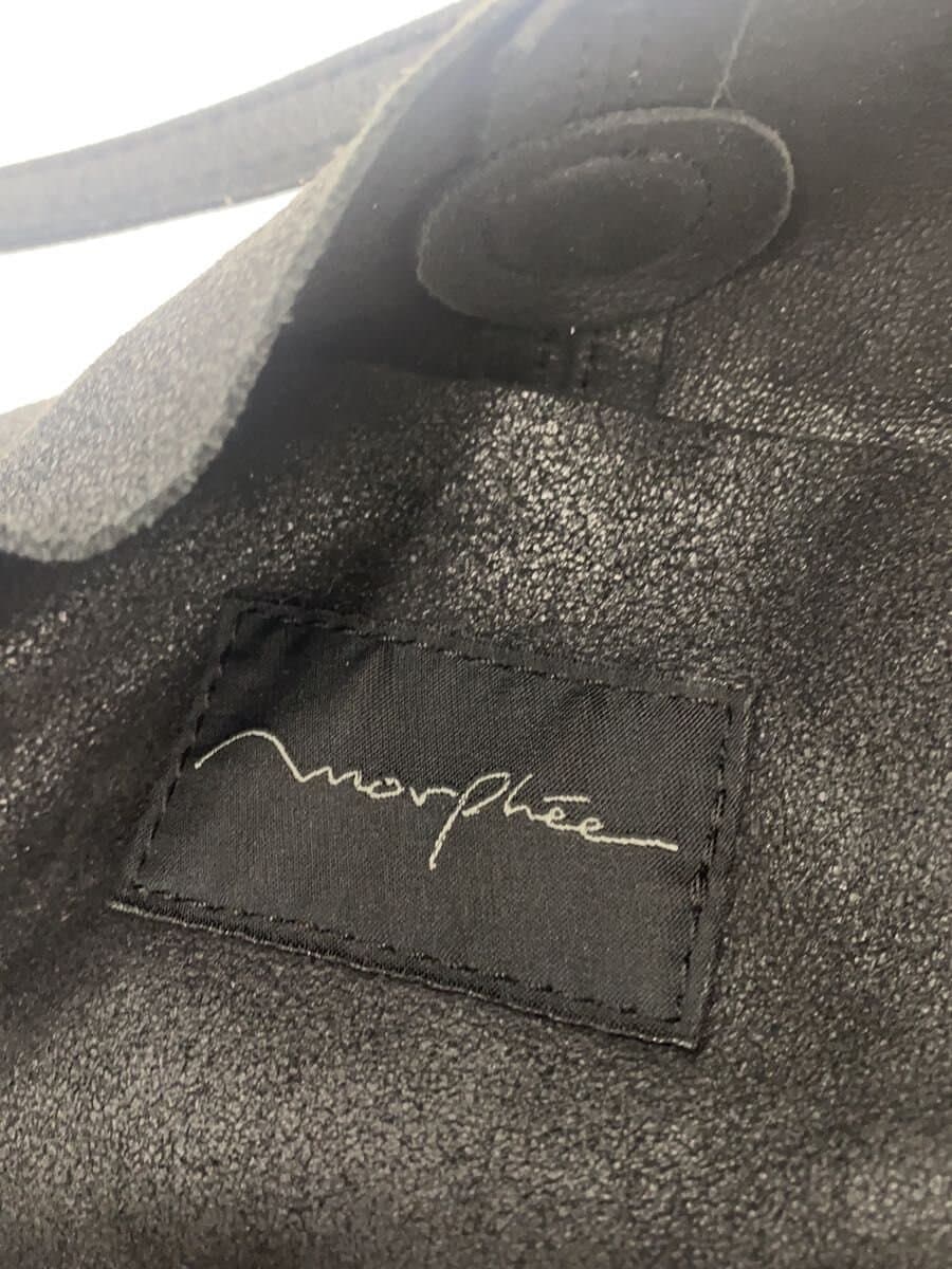 Other Brand Shoulder Bag Leather BLK Solid 5