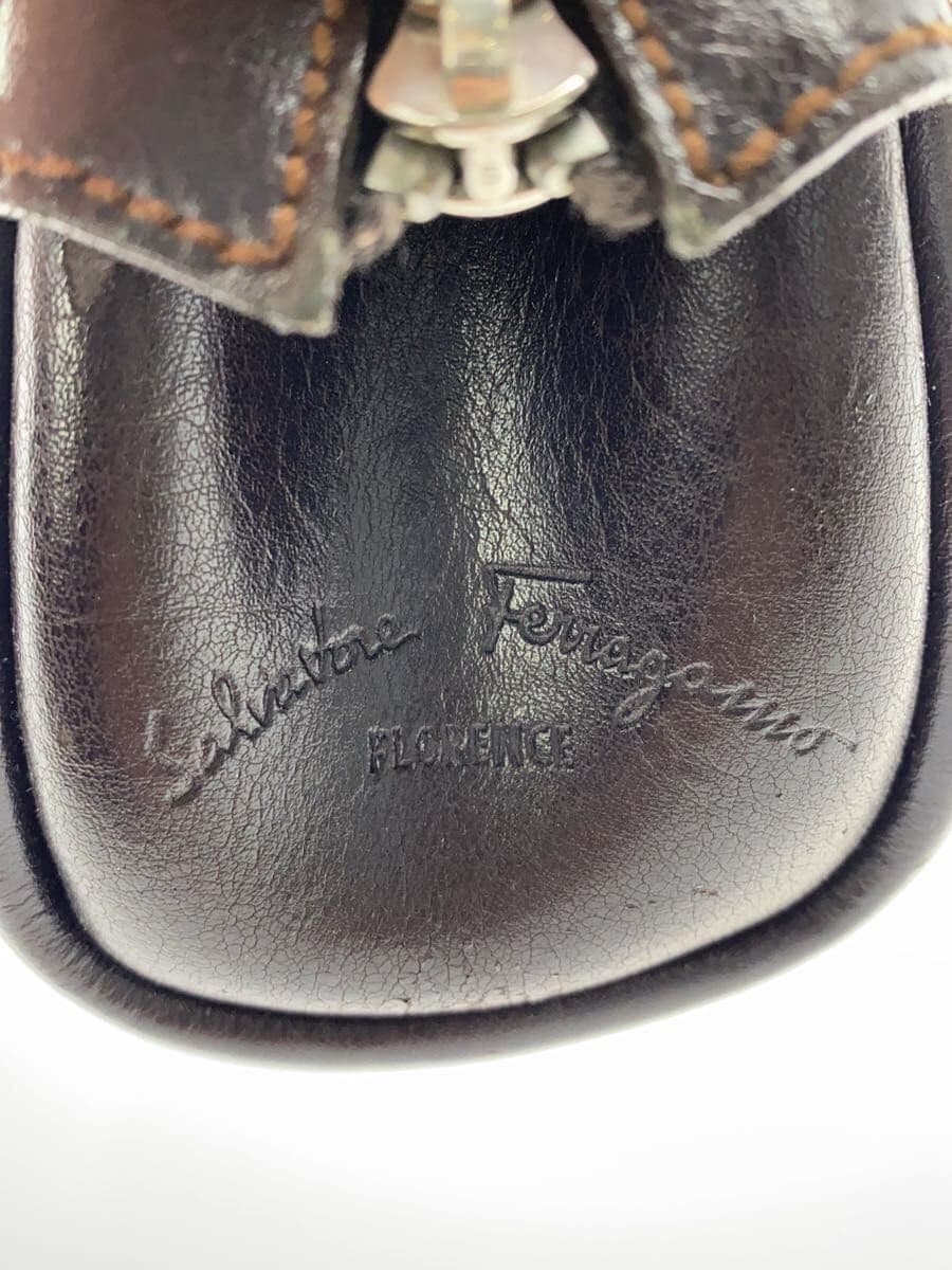Salvatore Ferragamo Pouch Leather BRW 5