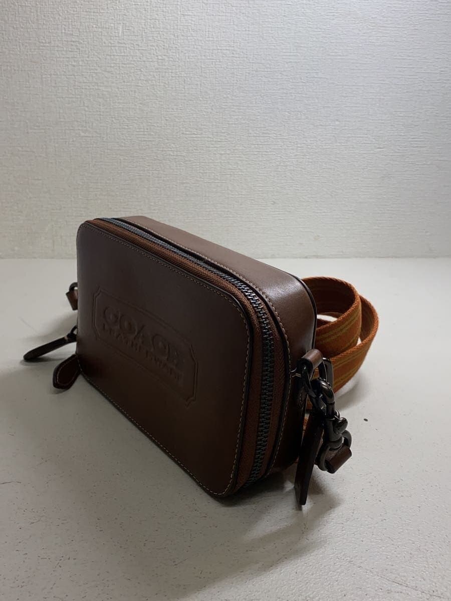 COACH Shoulder Bag BRW Solid CC117 2