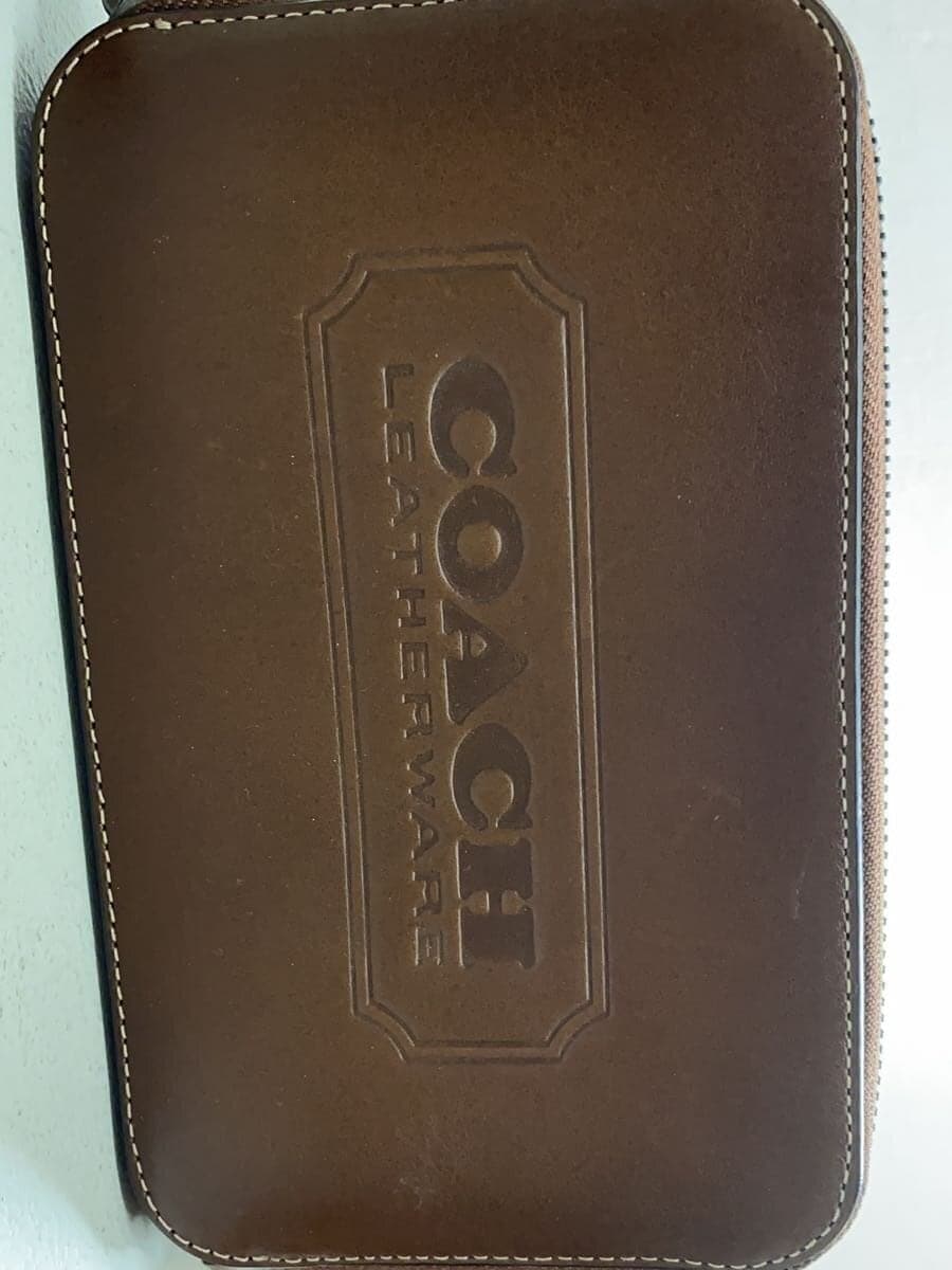 COACH Shoulder Bag BRW Solid CC117 5