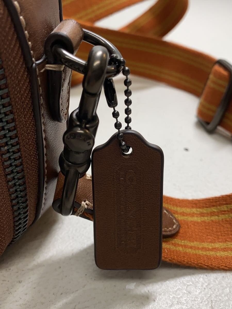 COACH Shoulder Bag BRW Solid CC117 7