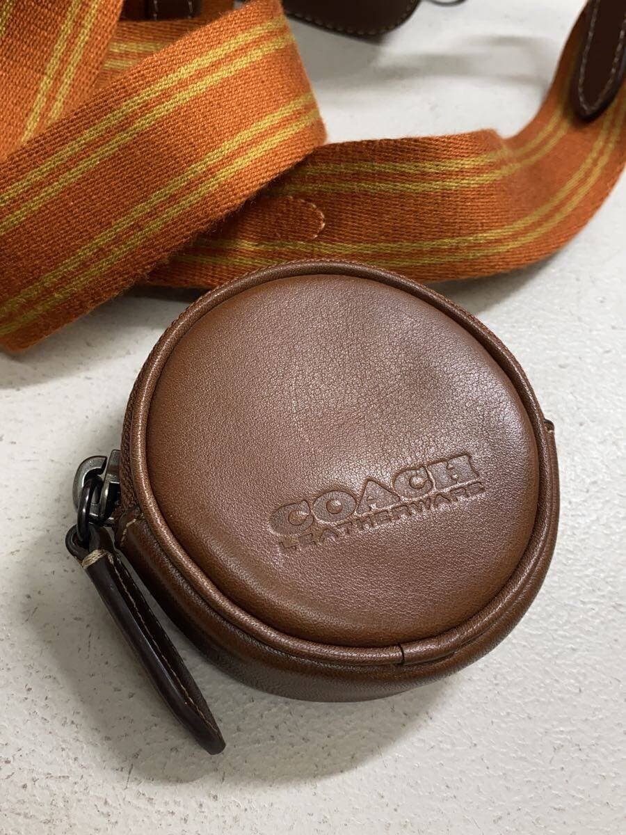 COACH Shoulder Bag BRW Solid CC117 8