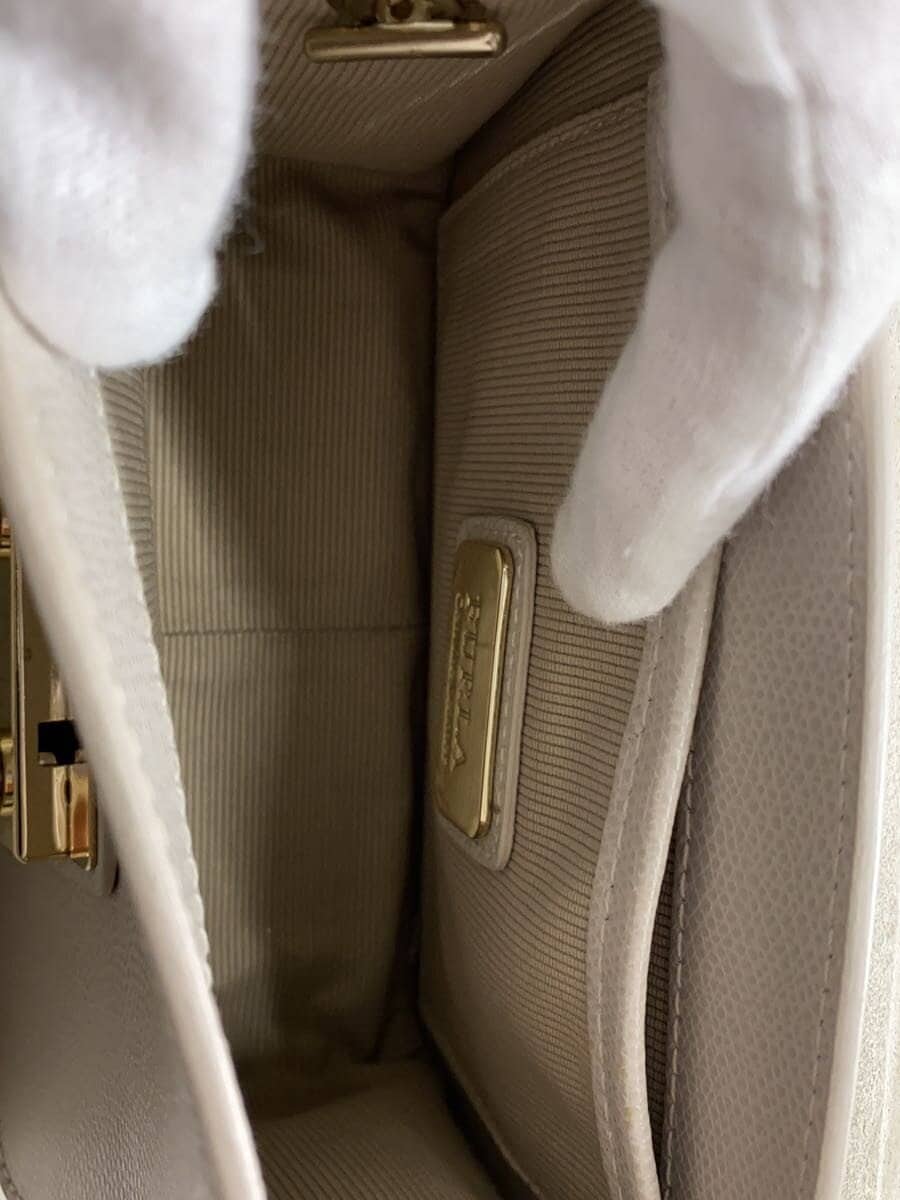 FURLA Shoulder Bag GRY Solid 272115 6