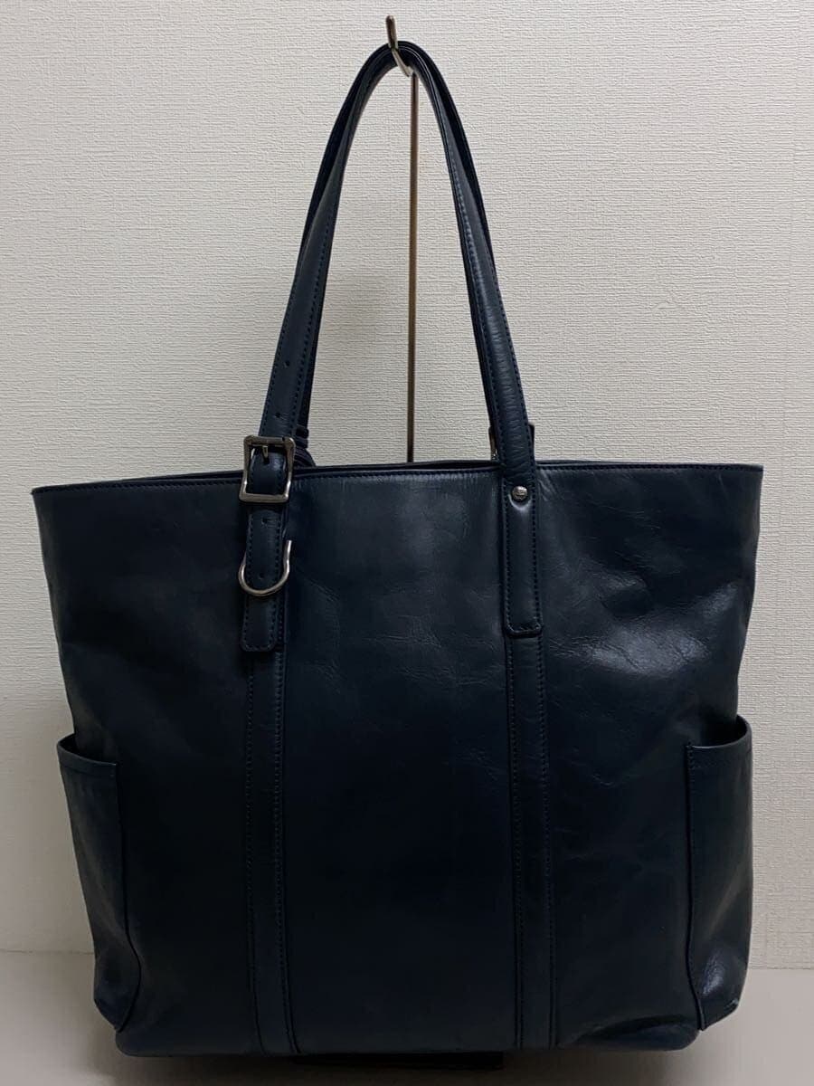 JOYA Shoulder Bag Leather NVY Solid 3