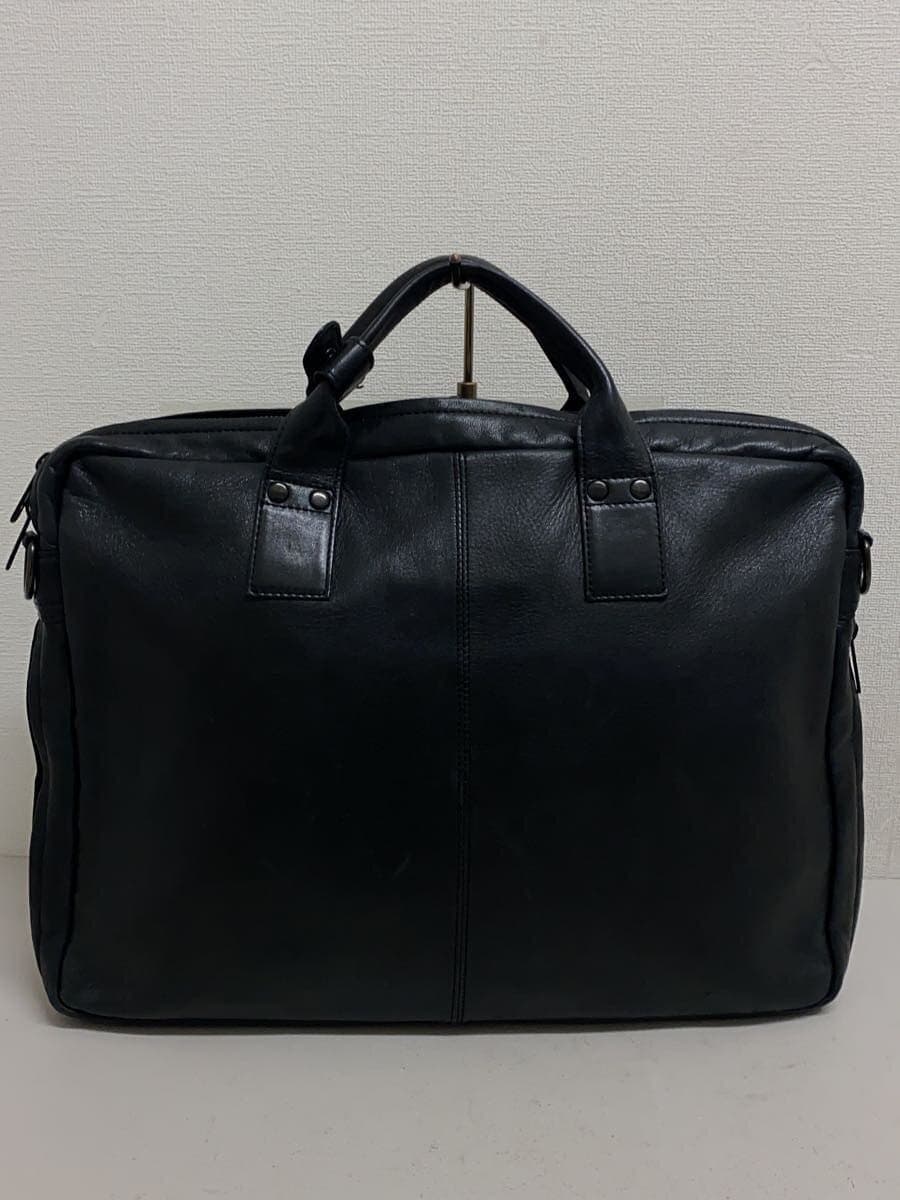 PORTER Bag Leather BLK Solid 3