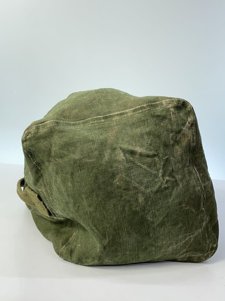 FRENCH MILITARY50-60s Duffle Bag Shoulder Bag KHK Solid 4