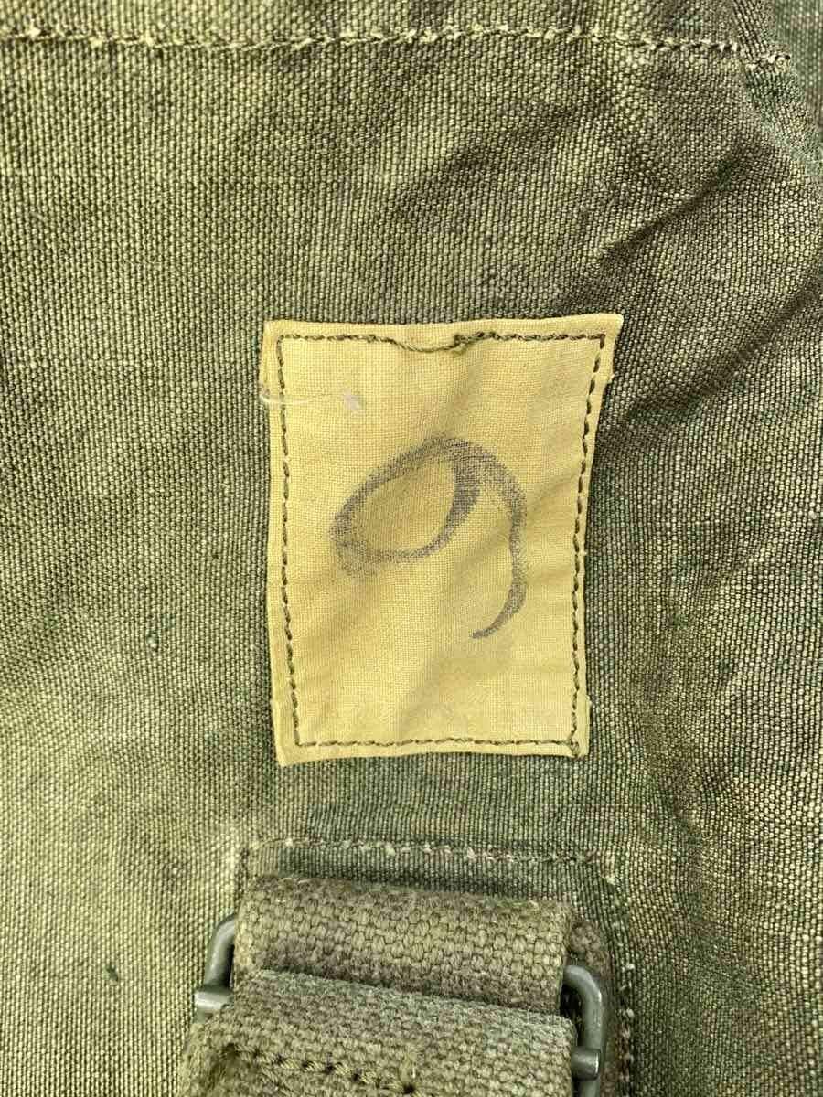 FRENCH MILITARY50-60s Duffle Bag Shoulder Bag KHK Solid 6