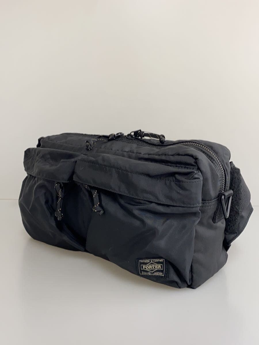 PORTERFORCE Waist Bag -- BLK Solid Color 2