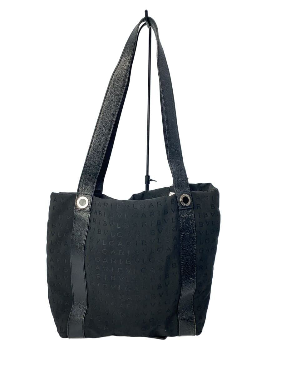 BVLGARI handbag Logo Mania Mini Boston -- BLK Monogram