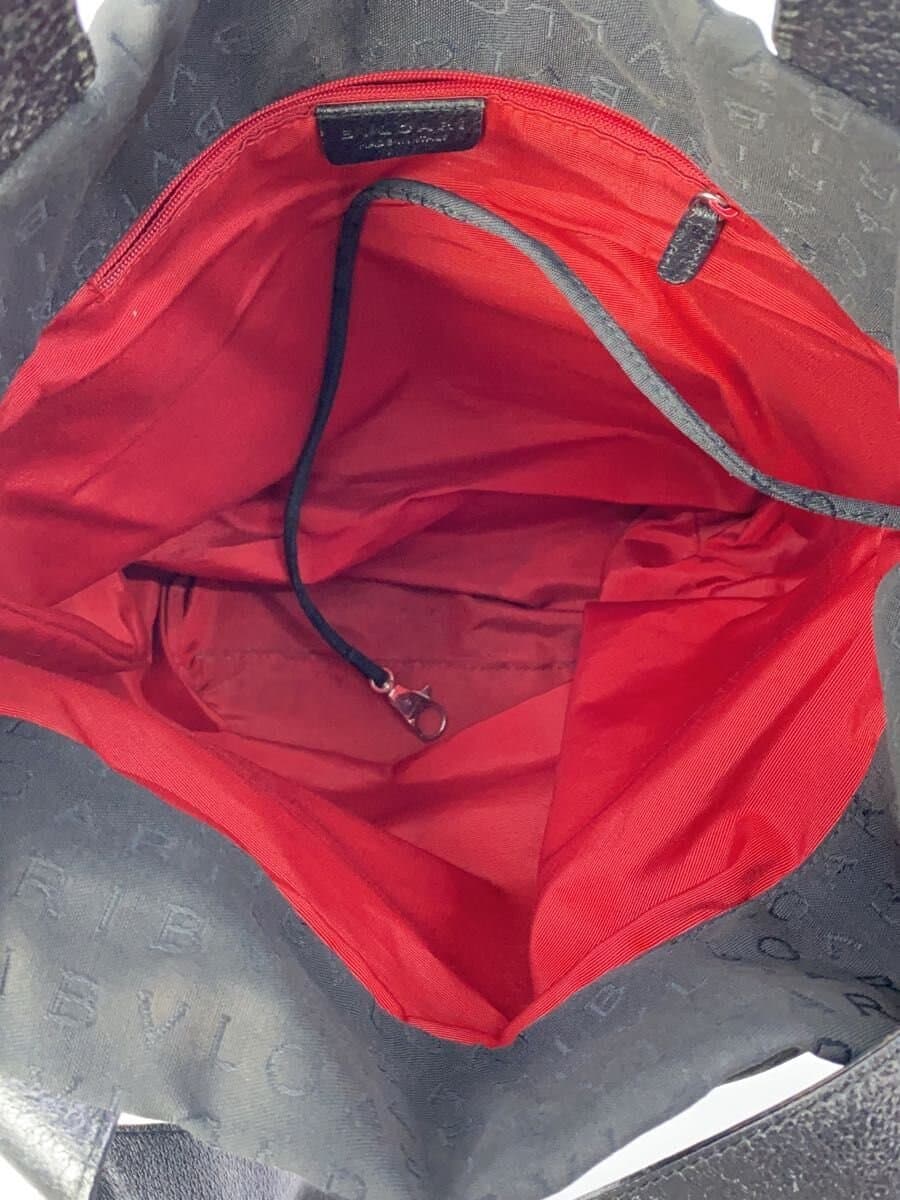 BVLGARI handbag Logo Mania Mini Boston -- BLK Monogram 6