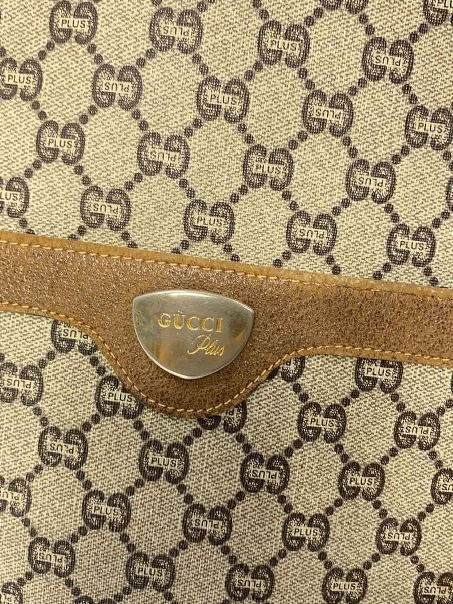 GUCCI PLUS Tote Bag 70-80s OLD GUCCI Sherry Line Canvas KHK All-over Pattern 7