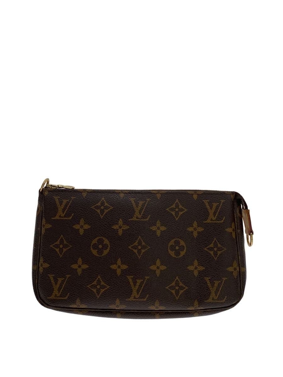 LOUIS VUITTON1)Pochette Accessoires_Monogram Canvas PVC BRW