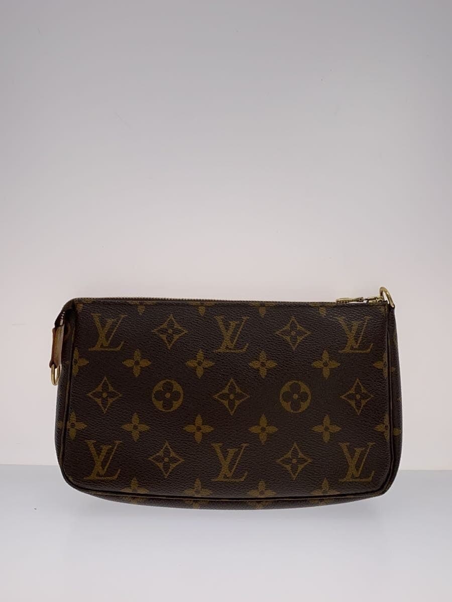 LOUIS VUITTON1)Pochette Accessoires_Monogram Canvas PVC BRW 3
