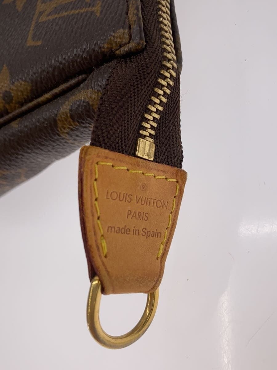 LOUIS VUITTON1)Pochette Accessoires_Monogram Canvas PVC BRW 5