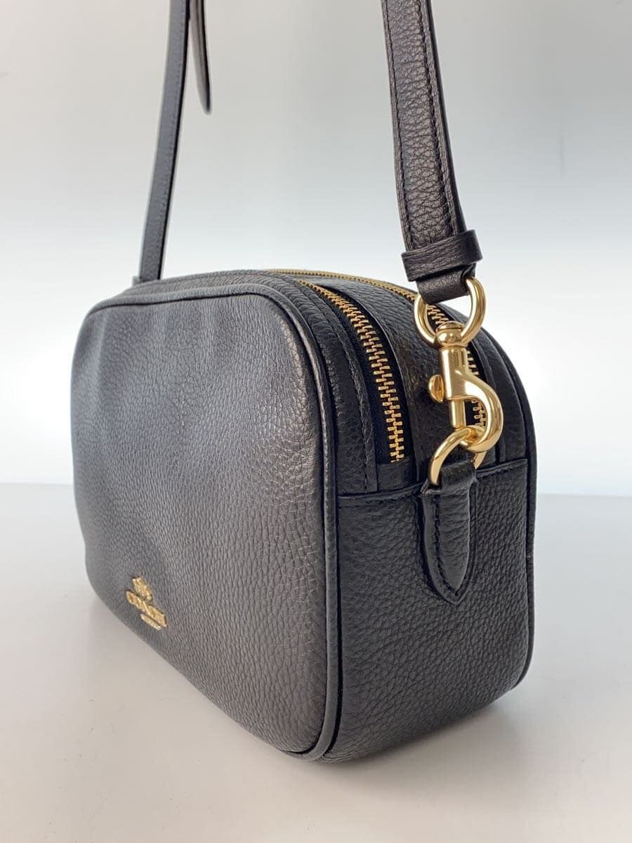 COACH Shoulder Bag BLK Solid K23A11 2