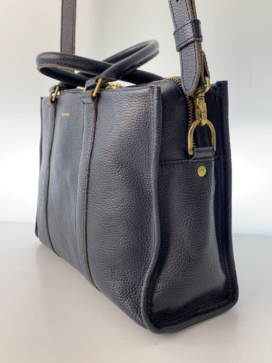 kissora Shoulder Bag Leather NVY Solid 2
