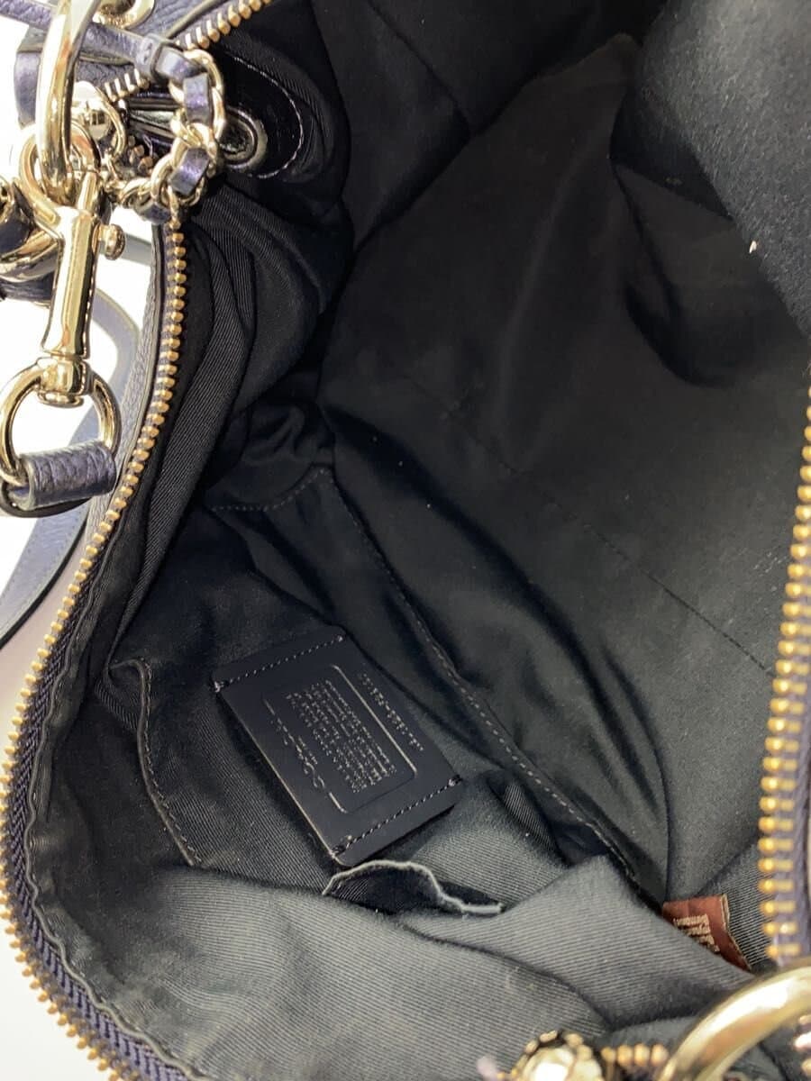 COACH Shoulder Bag Leather BLU J1923-F88037 6
