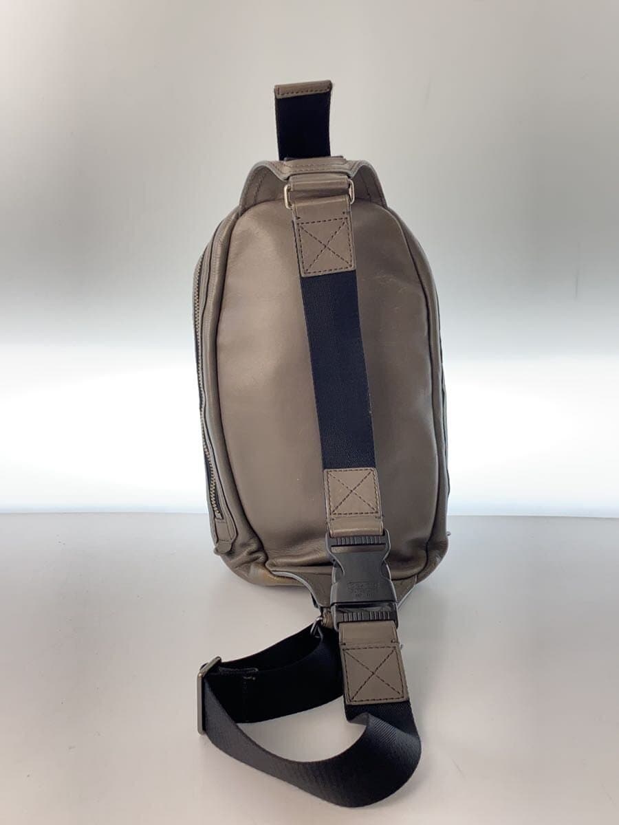 COACH Shoulder Bag Leather GRY 71185 3