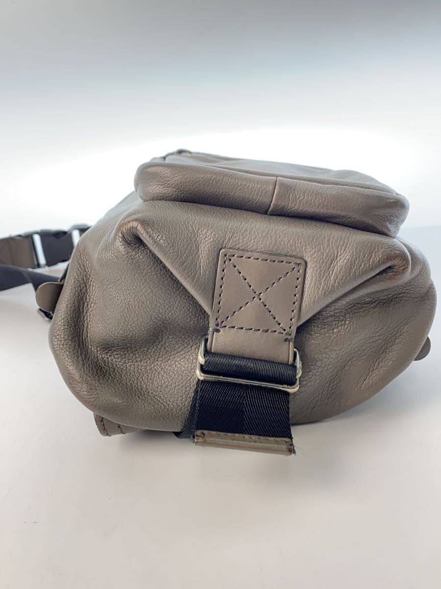 COACH Shoulder Bag Leather GRY 71185 4