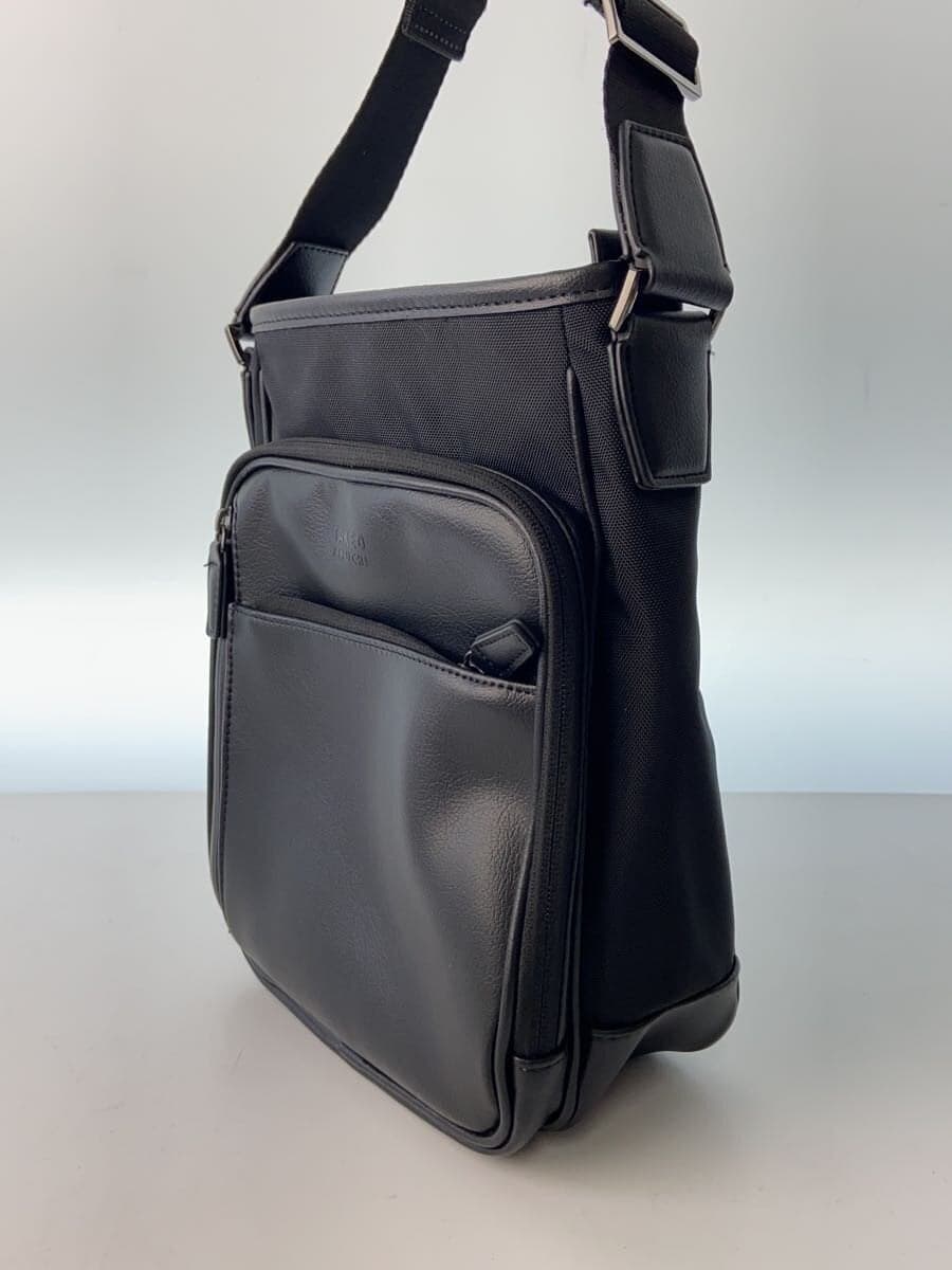 TAKEO KIKUCHI Shoulder Bag Leather Black 2