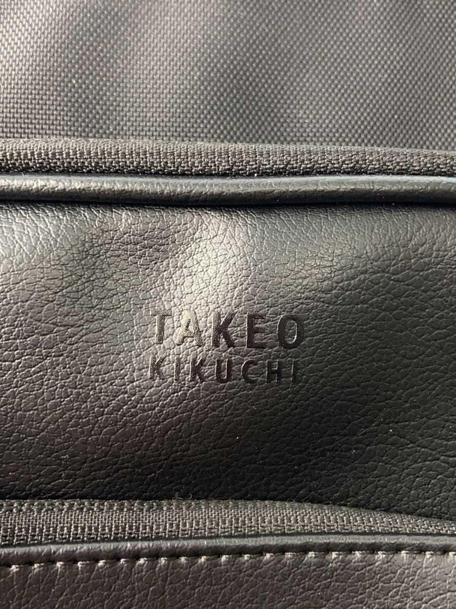 TAKEO KIKUCHI Shoulder Bag Leather Black 5
