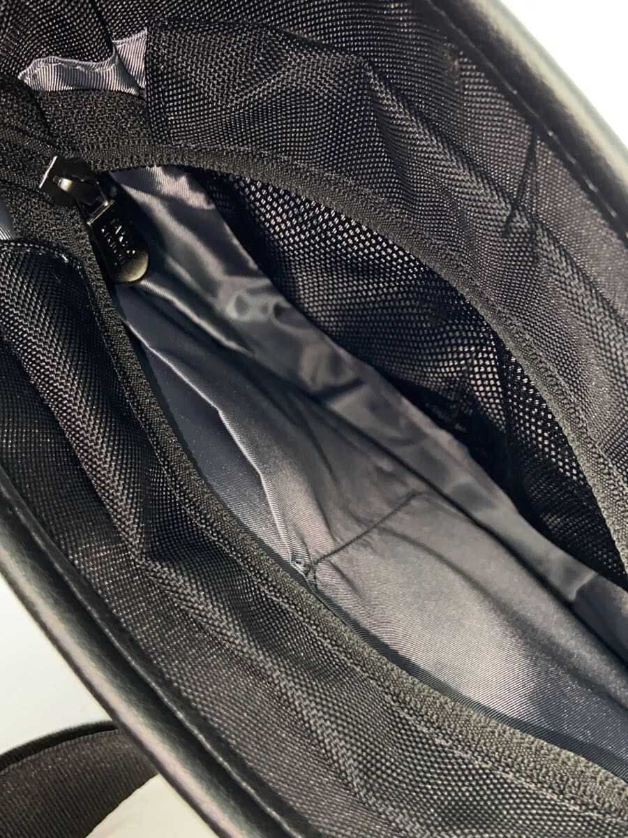 TAKEO KIKUCHI Shoulder Bag Leather Black 6