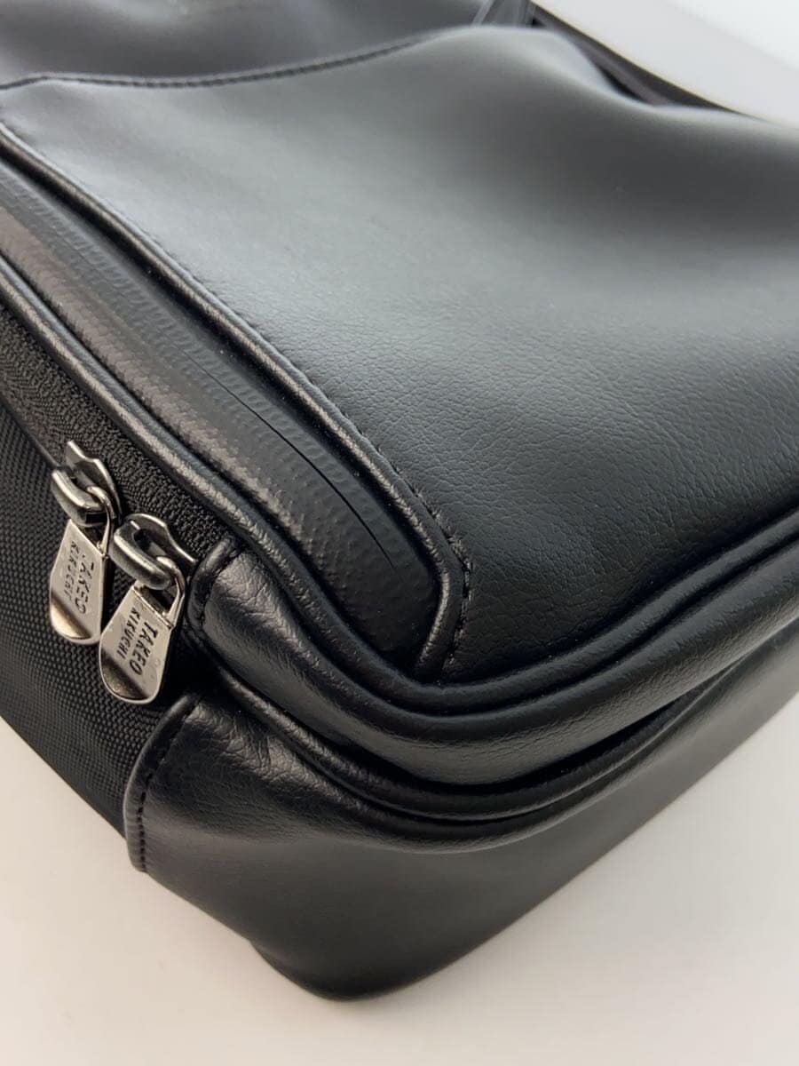 TAKEO KIKUCHI Shoulder Bag Leather Black 7