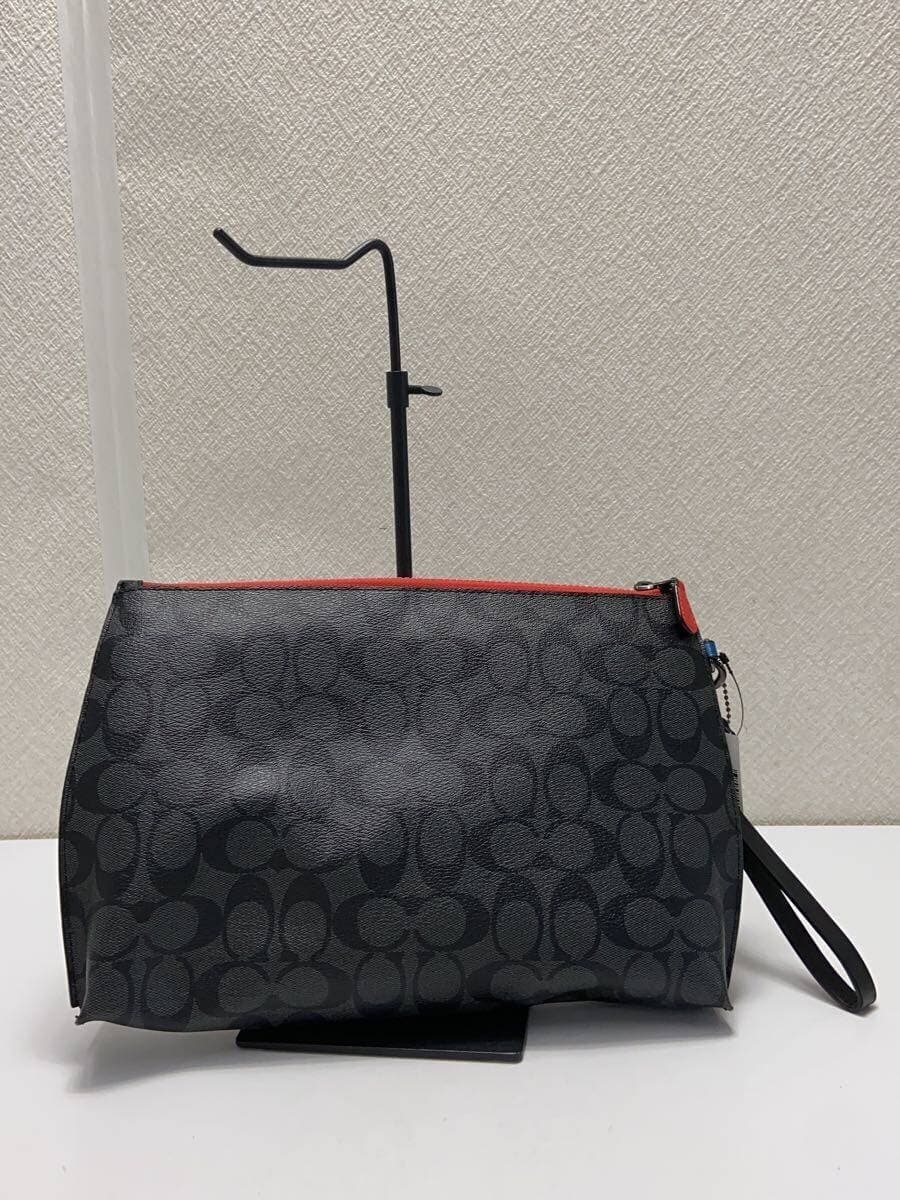 COACH Shoulder Bag PVC Gray All-Over Print C2080-1220 3