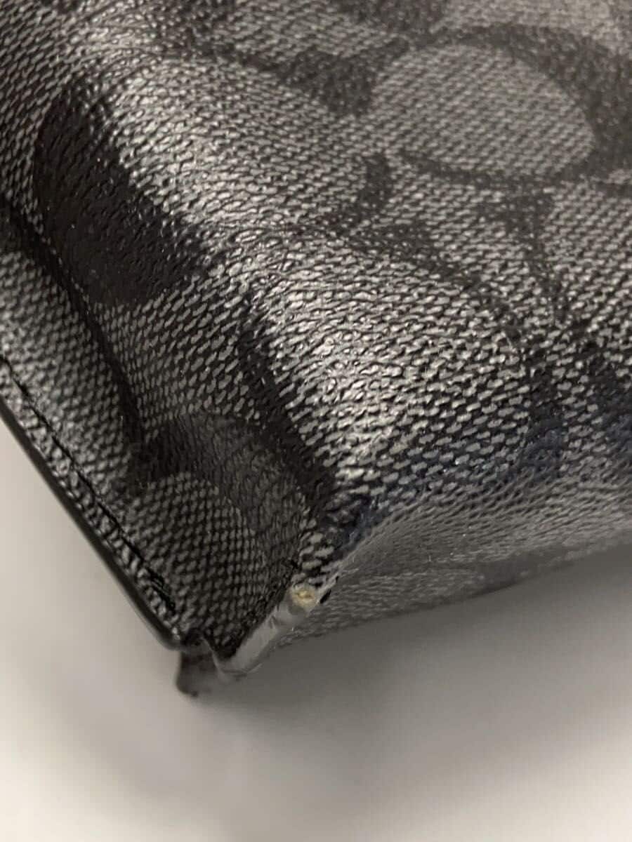 COACH Shoulder Bag PVC Gray All-Over Print C2080-1220 7