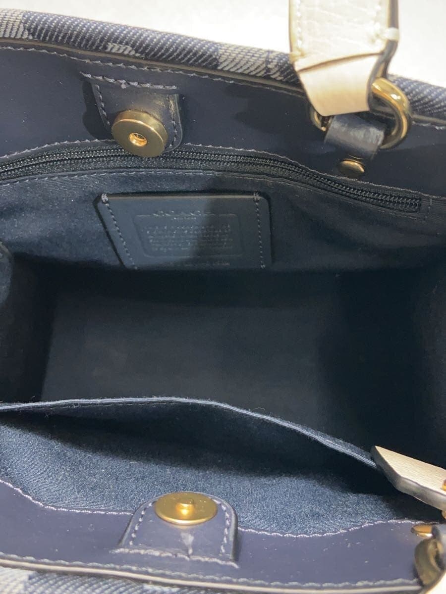 COACH Shoulder Bag NVY C8582 6