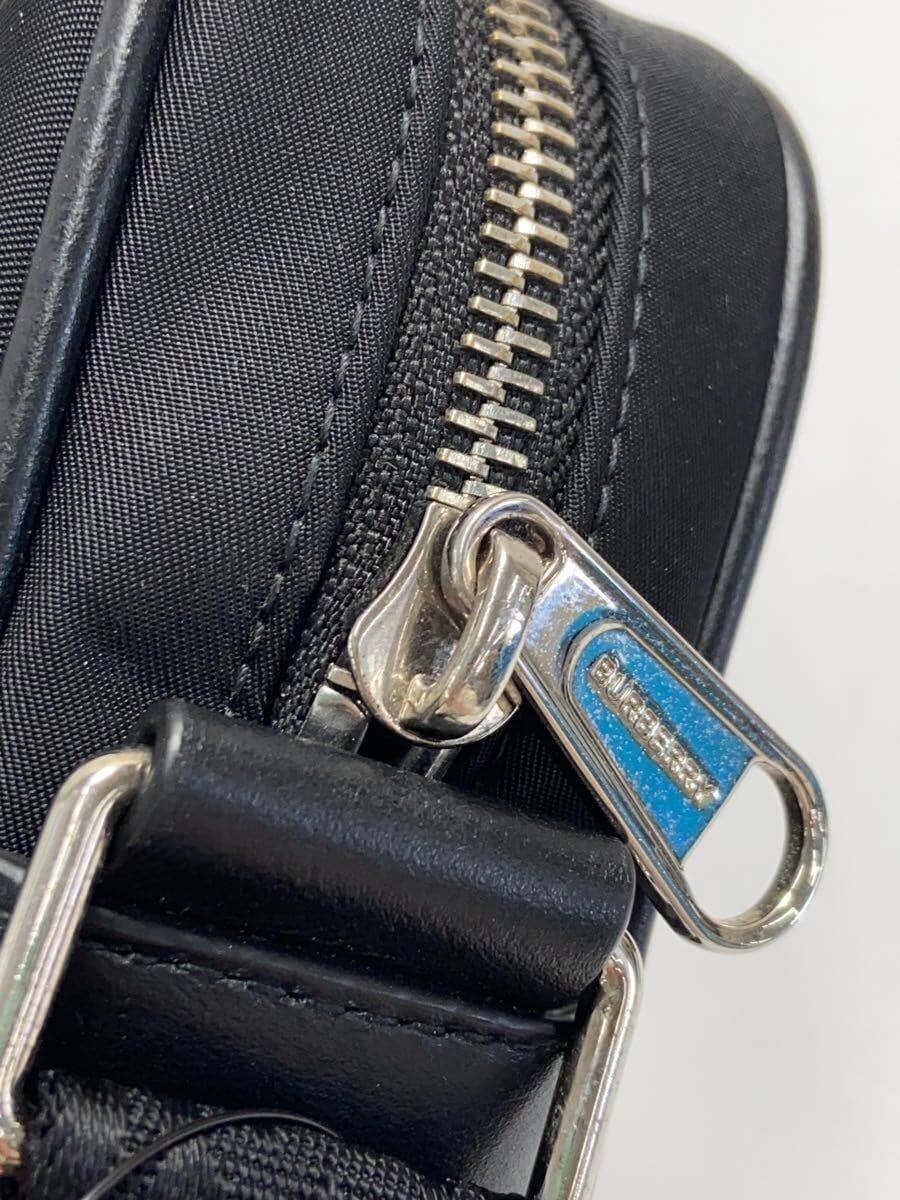 BURBERRY Shoulder Bag Nylon Black 8