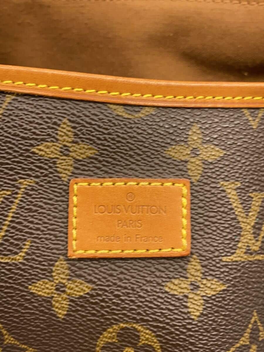 LOUIS VUITTON 1) Soufflot 35 Monogram Canvas Leather BRW All-over pattern M42254 5