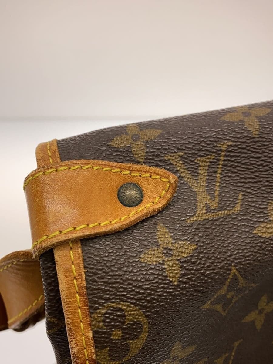 LOUIS VUITTON 1) Soufflot 35 Monogram Canvas Leather BRW All-over pattern M42254 8