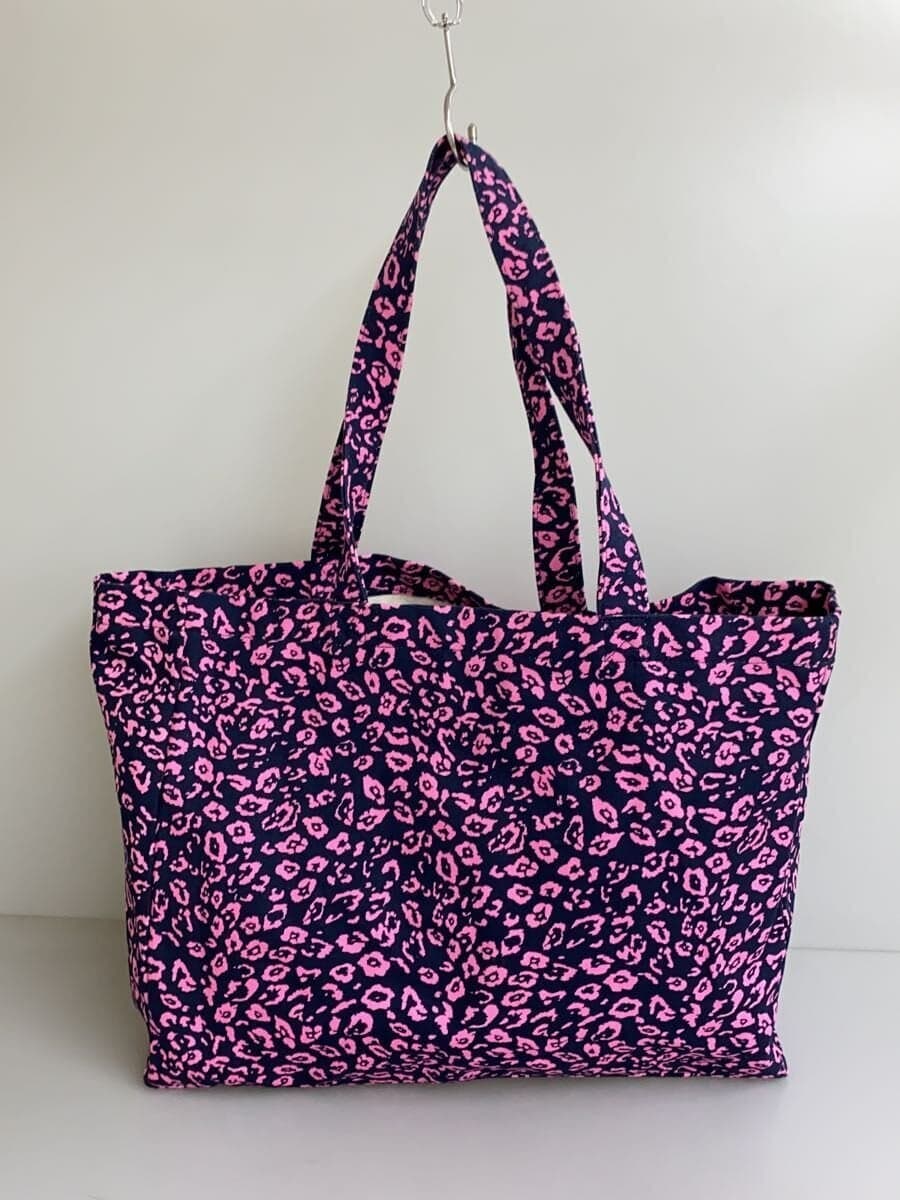 A.P.C. Tote Bag Canvas NVY All-over Pattern 3