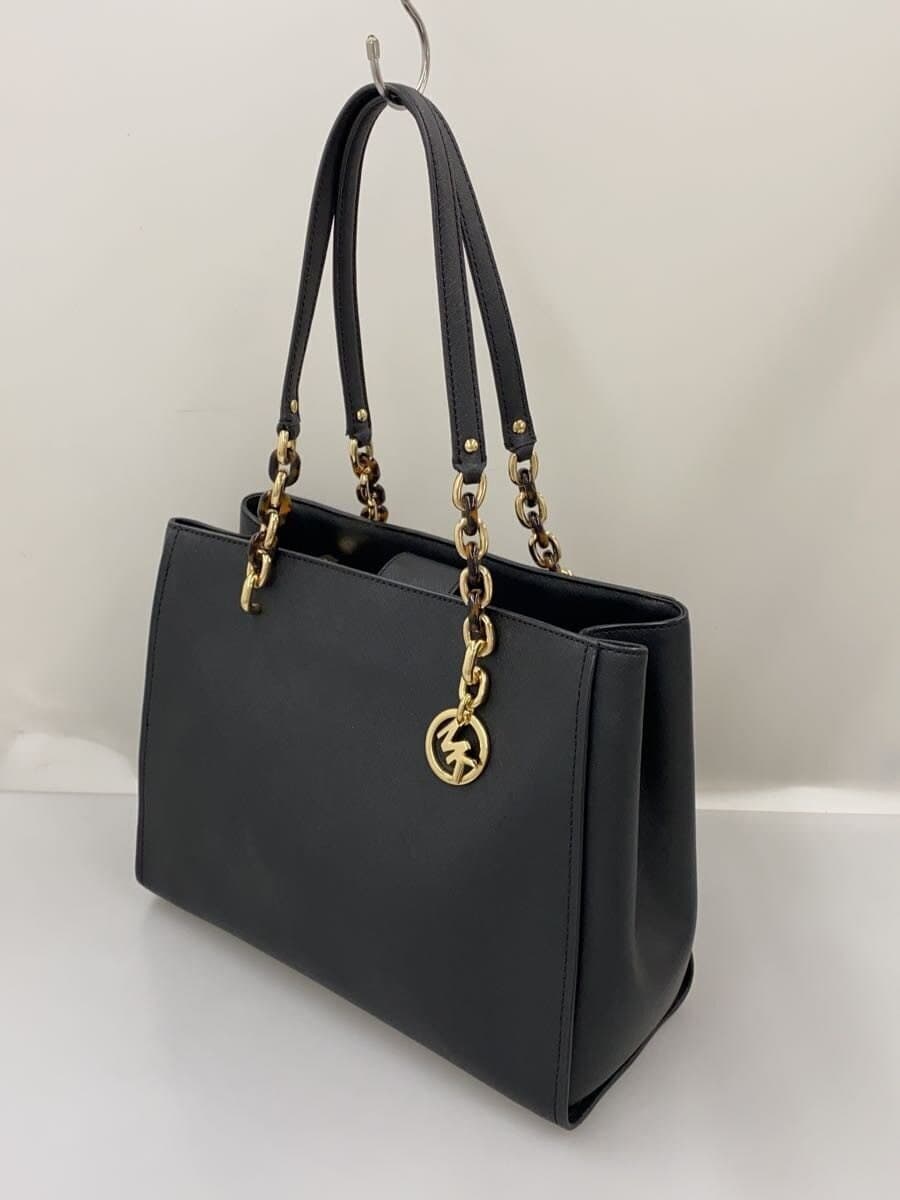 MICHAEL KORS tote bag leather black solid fp-1806 2