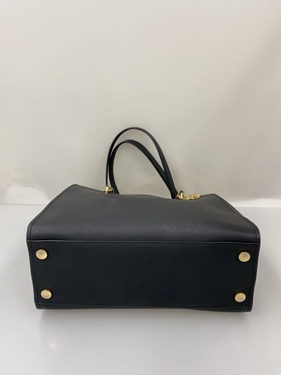 MICHAEL KORS tote bag leather black solid fp-1806 4