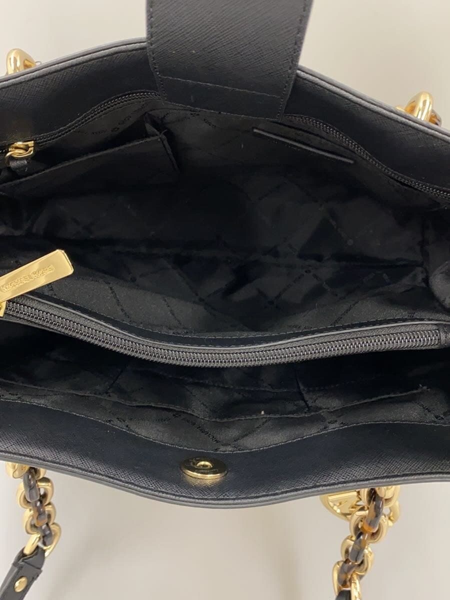MICHAEL KORS tote bag leather black solid fp-1806 6
