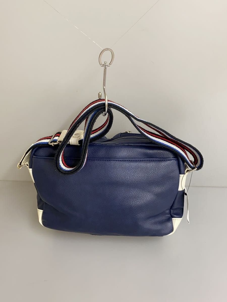 CASTELBAJAC shoulder bag leather navy plain 37101 3