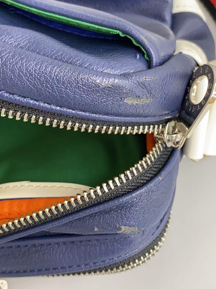 CASTELBAJAC shoulder bag leather navy plain 37101 7