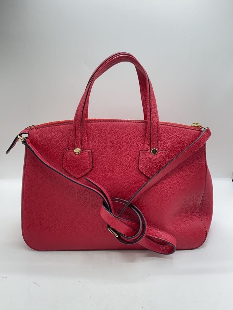 FURLA Shoulder Bag Leather PNK Solid 3