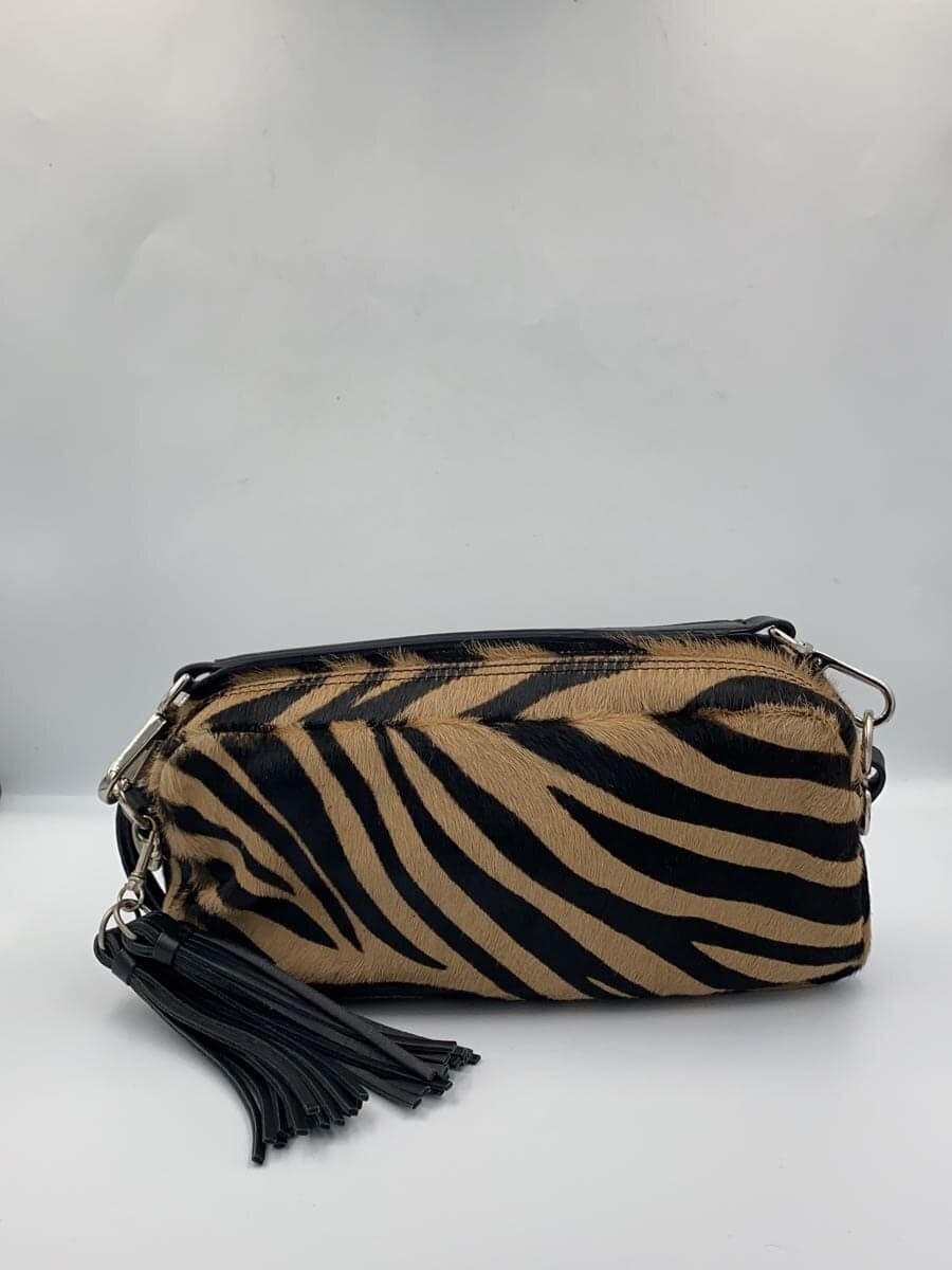 GIANNI CHIARINI shoulder bag BEG animal hair-on leather 3
