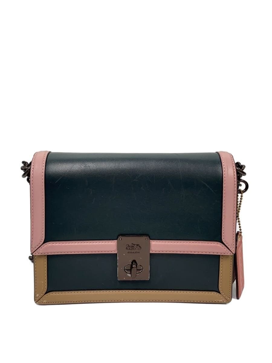 COACH Shoulder Bag Leather Multicolor 89070