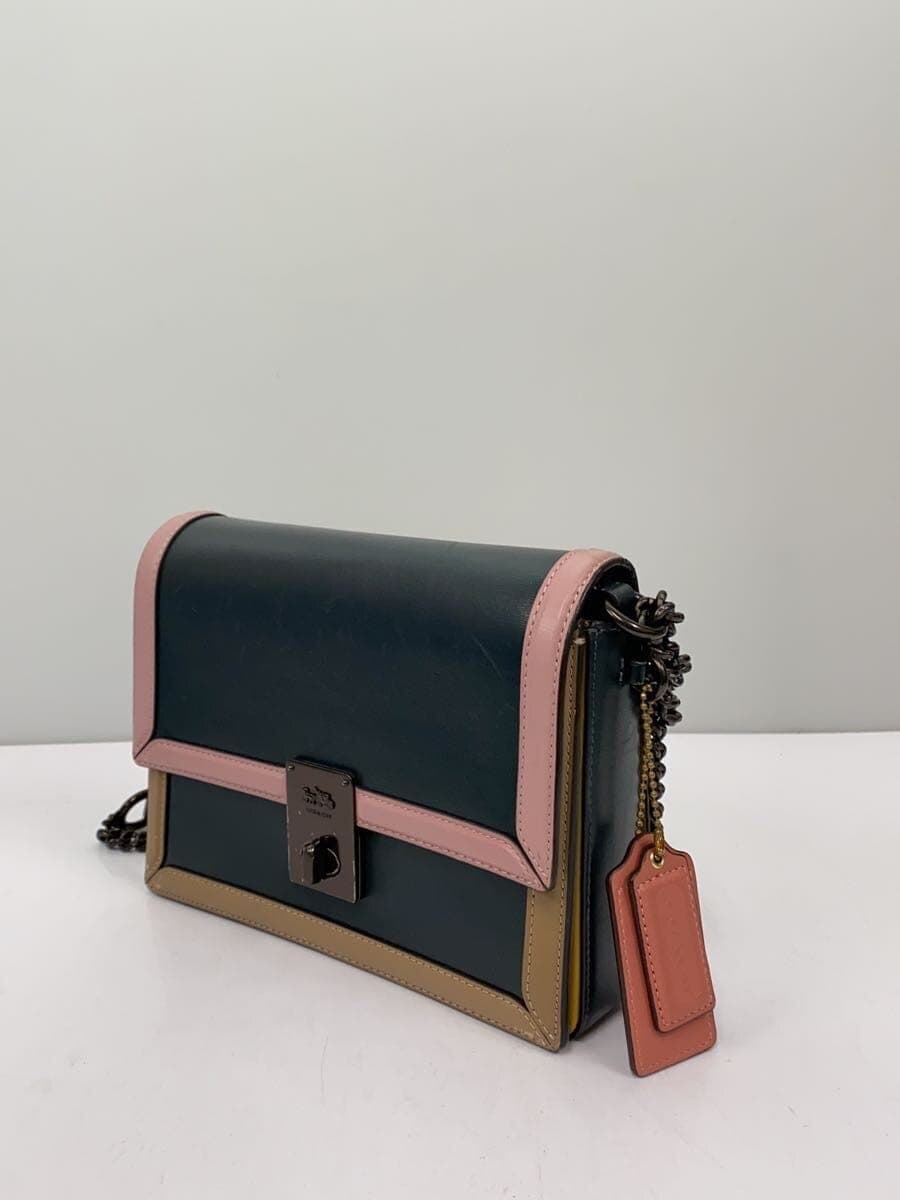 COACH Shoulder Bag Leather Multicolor 89070 2