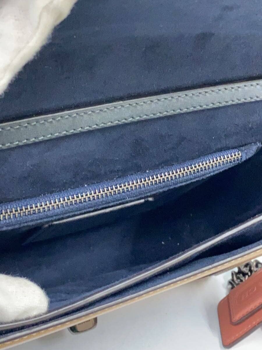 COACH Shoulder Bag Leather Multicolor 89070 6